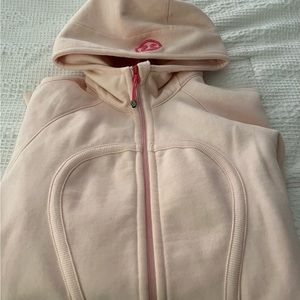 Lululemon Petal Pink Scuba Hoodie size 10